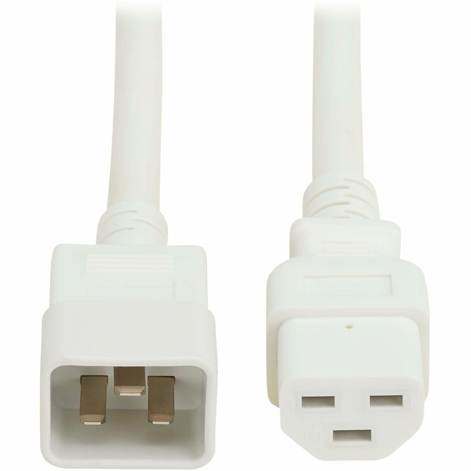 Eaton Tripp Lite Series Power Cord, C20 to C21 - Heavy-Duty, 20A, 250V, 12 AWG, 4 ft. (1.2 m), White
