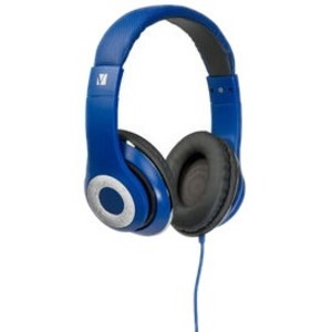 Verbatim Classic Wired Over-the-head Stereo Headset - Blue