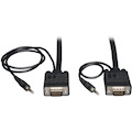 Eaton Tripp Lite Series VGA High-Resolution RGB Coaxial Cable with Audio (HD15 and 3.5mm M/M) 6 ft. (1.83 m)