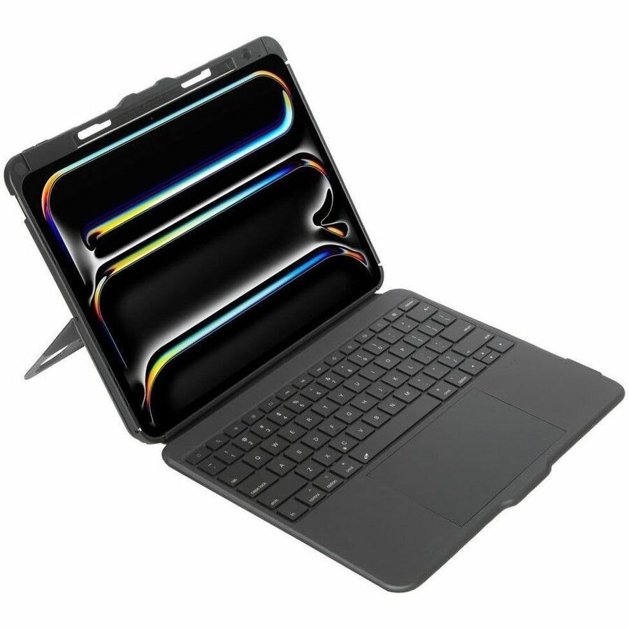 Targus VersaVu THZ989US Keyboard/Cover Case for 13" Apple iPad Pro 13 (2024) Tablet - Black