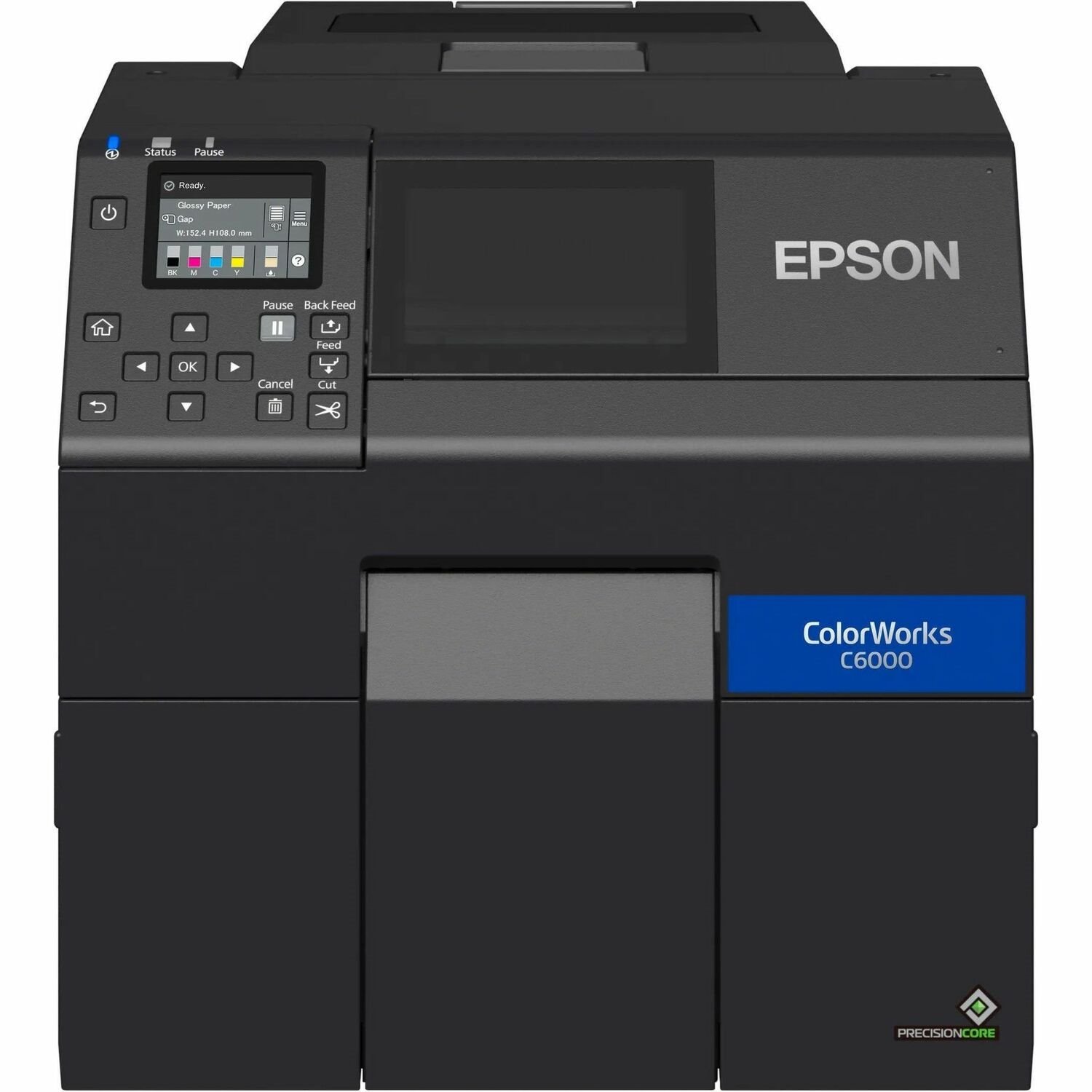 Epson ColorWorks C6000Ae Industrial, Food & Beverage, Logistic Inkjet Printer - Colour - Label Print - Ethernet - USB - With Cutter - Black