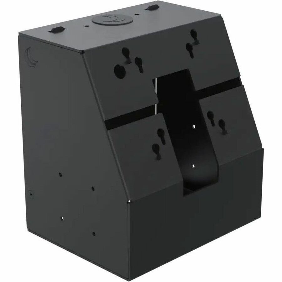 SpacePole Kiosk Top Mounting Module for Tablet, Scanner - Black