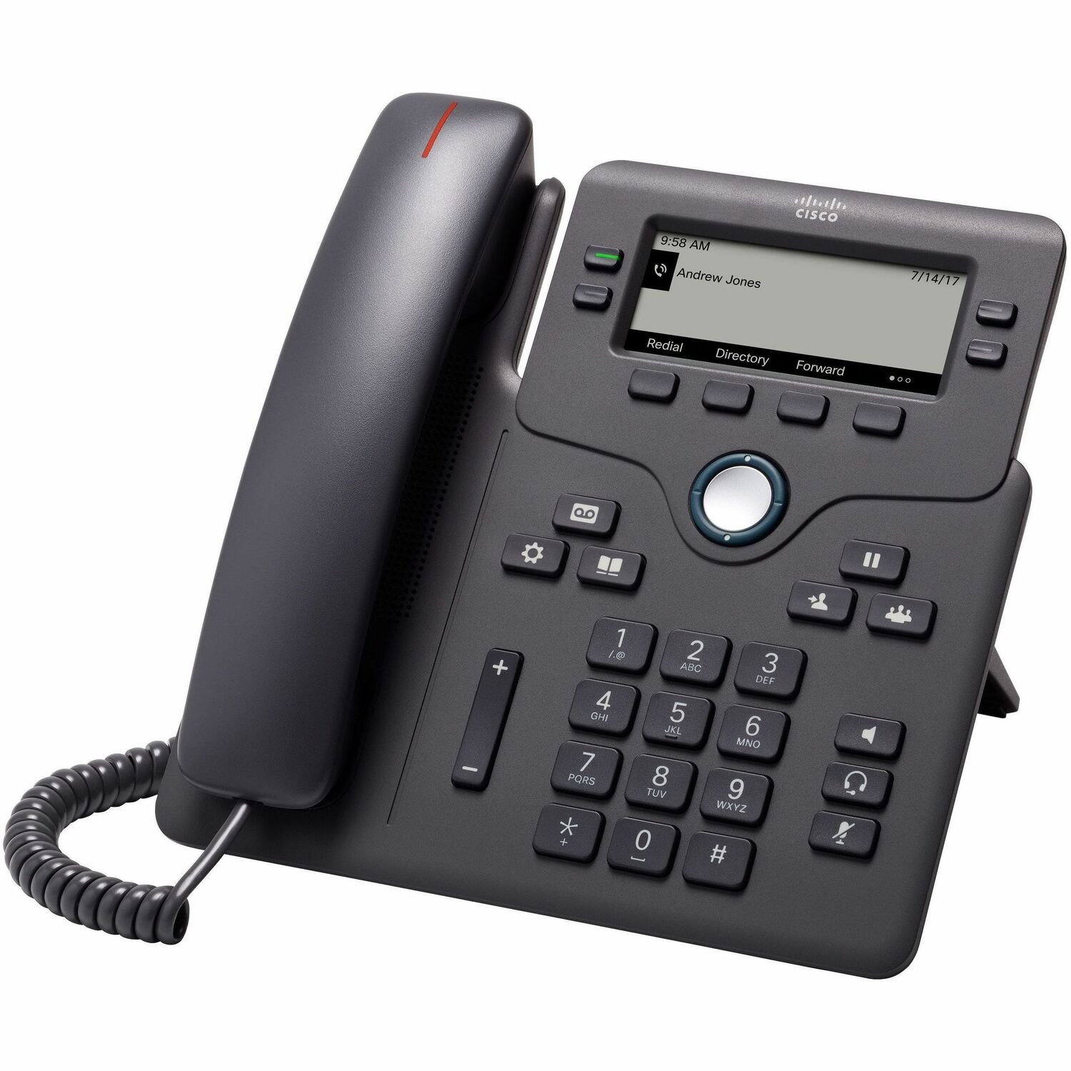 Cisco 6841 IP Phone - Refurbished - Corded - Corded - Wall Mountable