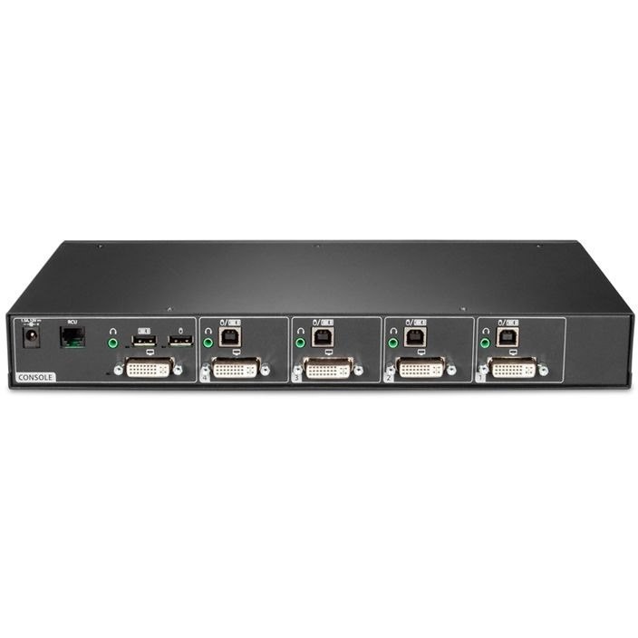 Vertiv Avocent Cybex SC800 Secure Desktop KVM Switch, Single Head Monitor, 4 Port, Touch Screen Support, NIAP V4.0, TAA Compliant (SC840DVI-400)