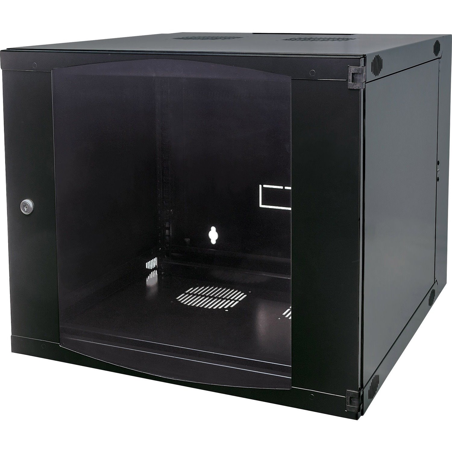 Intellinet Network Cabinet, Wall Mount (Double Section), 15U, 600mm Depth, Black, Flatpack, Max 30kg, 19" , Three Year Warranty