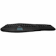Adesso Tru-Form AKB-450UB Keyboard - Cable Connectivity - USB Interface - TouchPad - English (US) - Black