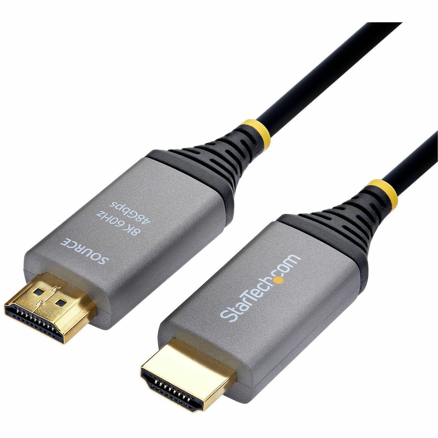 StarTech 15m (49.2ft) HDMI 2.1 Hybrid Active Optical Cable (AOC), CMP Plenum, 8K 60Hz, 48Gbps, Certified Ultra High Speed HDMI Cable