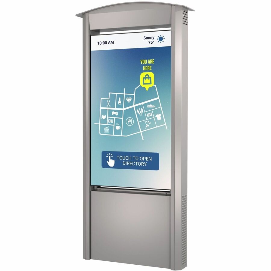 Peerless-AV&reg; Smart City Kiosk with 55" Xtreme&trade; High Bright Outdoor Display