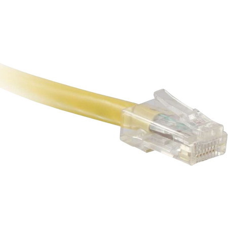 ENET Cat6 Yellow 20 Foot Non-Booted (No Boot) (UTP) High-Quality Network Patch Cable RJ45 to RJ45 - 20Ft