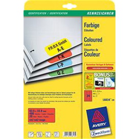 Zweckform L6034 Colored Label