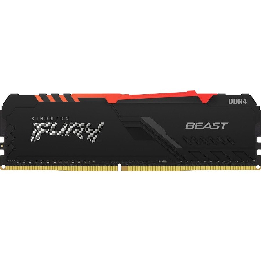 Kingston FURY Beast RAM Module for Motherboard - 16 GB (1 x 16GB) - DDR4-3200/PC4-25600 DDR4 SDRAM - 3200 MHz - CL16 - 1.35 V