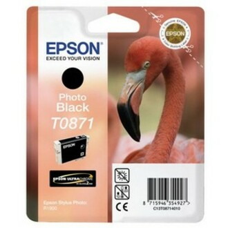 Epson T087 Tintenstrahl Tintenpatrone - Schwarz - Originaler Pack