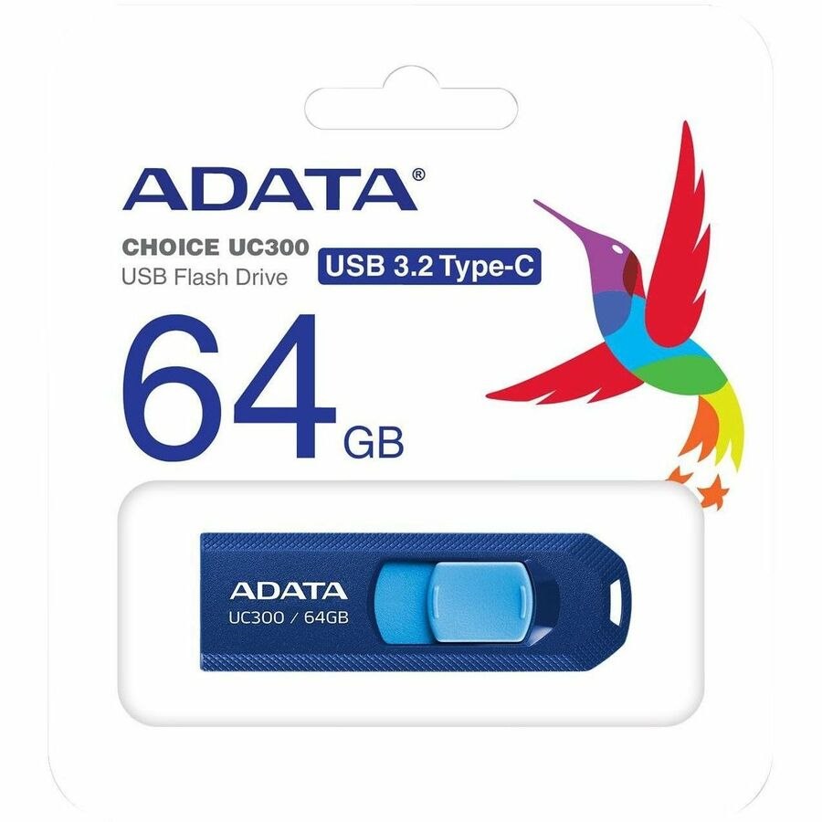Adata Usb 64GB Uc300 3.2 Usb TYP C Interface Usb 3.2 Gen 1