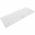 CHERRY STREAM PROTECT Keyboard - Cable Connectivity - USB Interface - English (UK) - Pale Gray