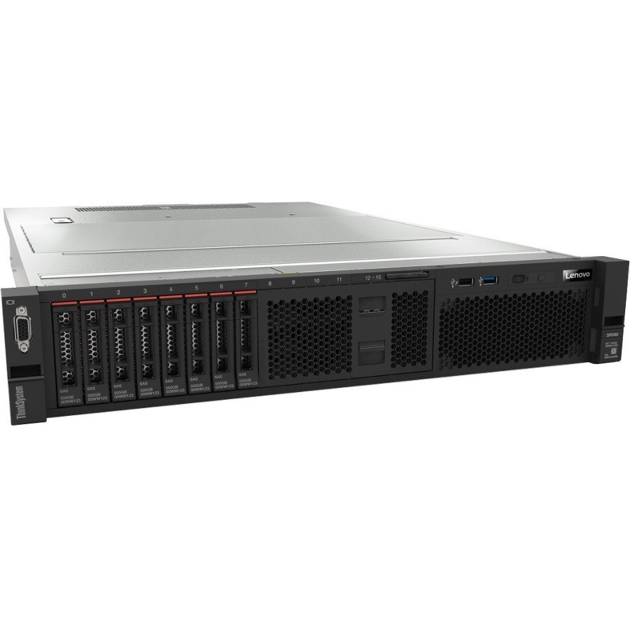 Lenovo ThinkSystem SR590 7X99A07KAU 2U Rack Server - 1 Xeon Silver 4216 2.10 GHz - 16 GB RAM - 12Gb/s SAS, Serial ATA/600 Controller