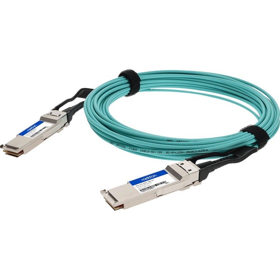 AddOn Arista Networks&reg; AOC-Q-Q-200G-25M Compatible TAA Compliant 200GBase-AOC QSFP56 Active Optical Cable (850nm, MMF, 25m)