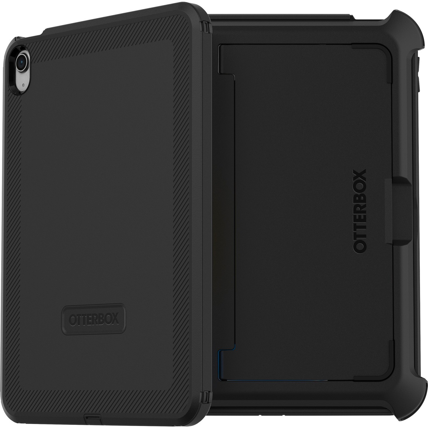 OtterBox Rugged Defender Apple iPad (11') (A16) (11th Gen) / iPad (10.9') (10th Gen) Kickstand Case Black - No Retail Packaging - (77-89955)
