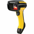 Datalogic PowerScan PM9501 Rugged Manufacturing, Asset Tracking, Warehouse, Logistics Handheld Barcode Scanner Kit - Wireless Connectivity - Yellow