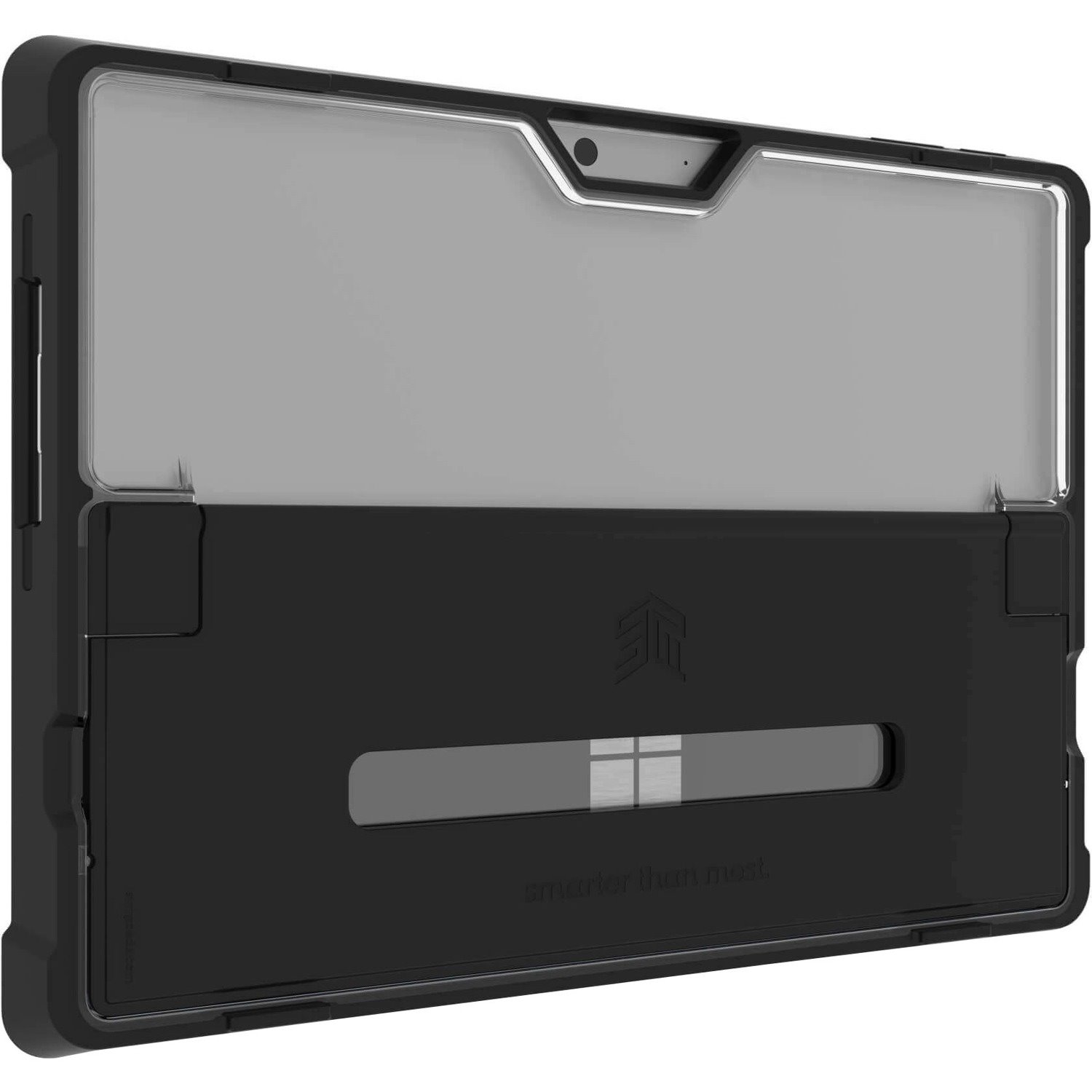 STM Goods Dux Shell Rugged Case for Microsoft Surface Pro 9, Surface Pro 10, Surface Pro 11 Tablet, Stylus - Black