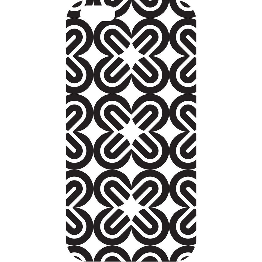 OTM iPhone 6 White Glossy Case Black/White Collection, Mirrors