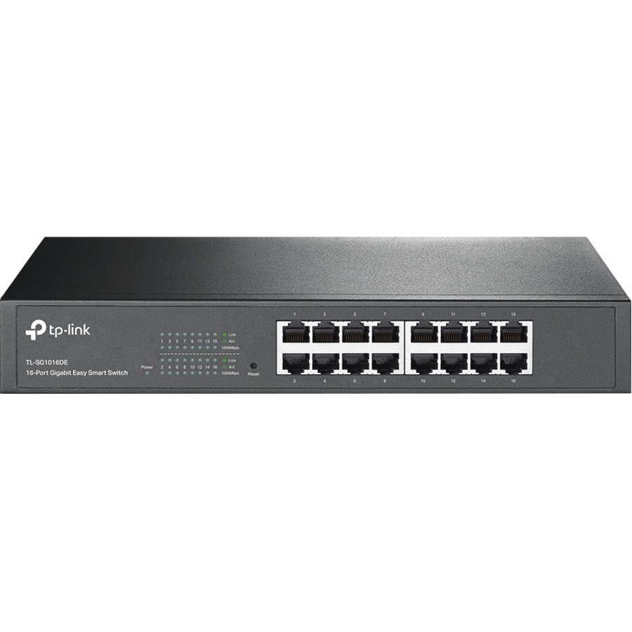 TP-Link TL-SG1016DE 16 Ports Manageable Ethernet Switch - Gigabit Ethernet - 10/100/1000Base-T