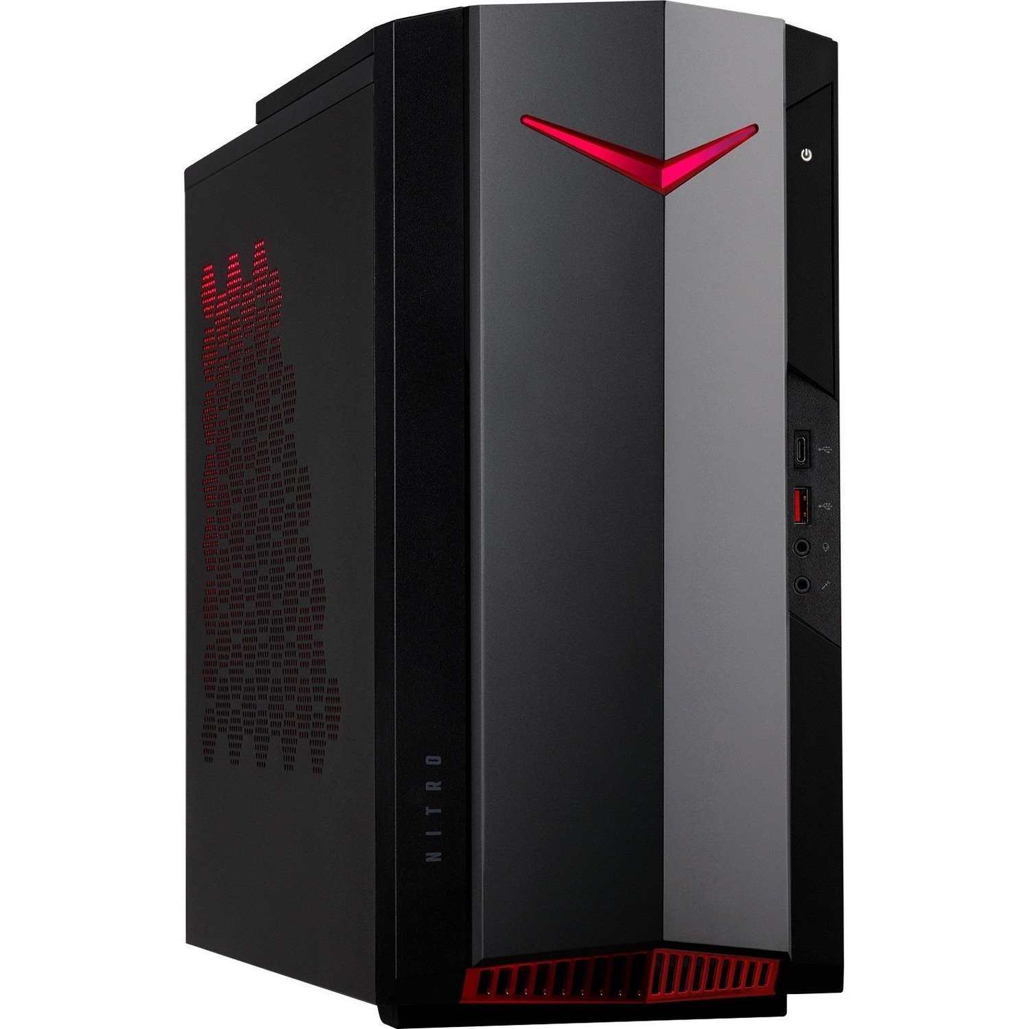 Acer Nitro N50-640 N5-64-UR13 Gaming Desktop Computer - Intel Core i5 12th Gen i5-12400F - 16 GB - 1 TB HDD - 512 GB SSD