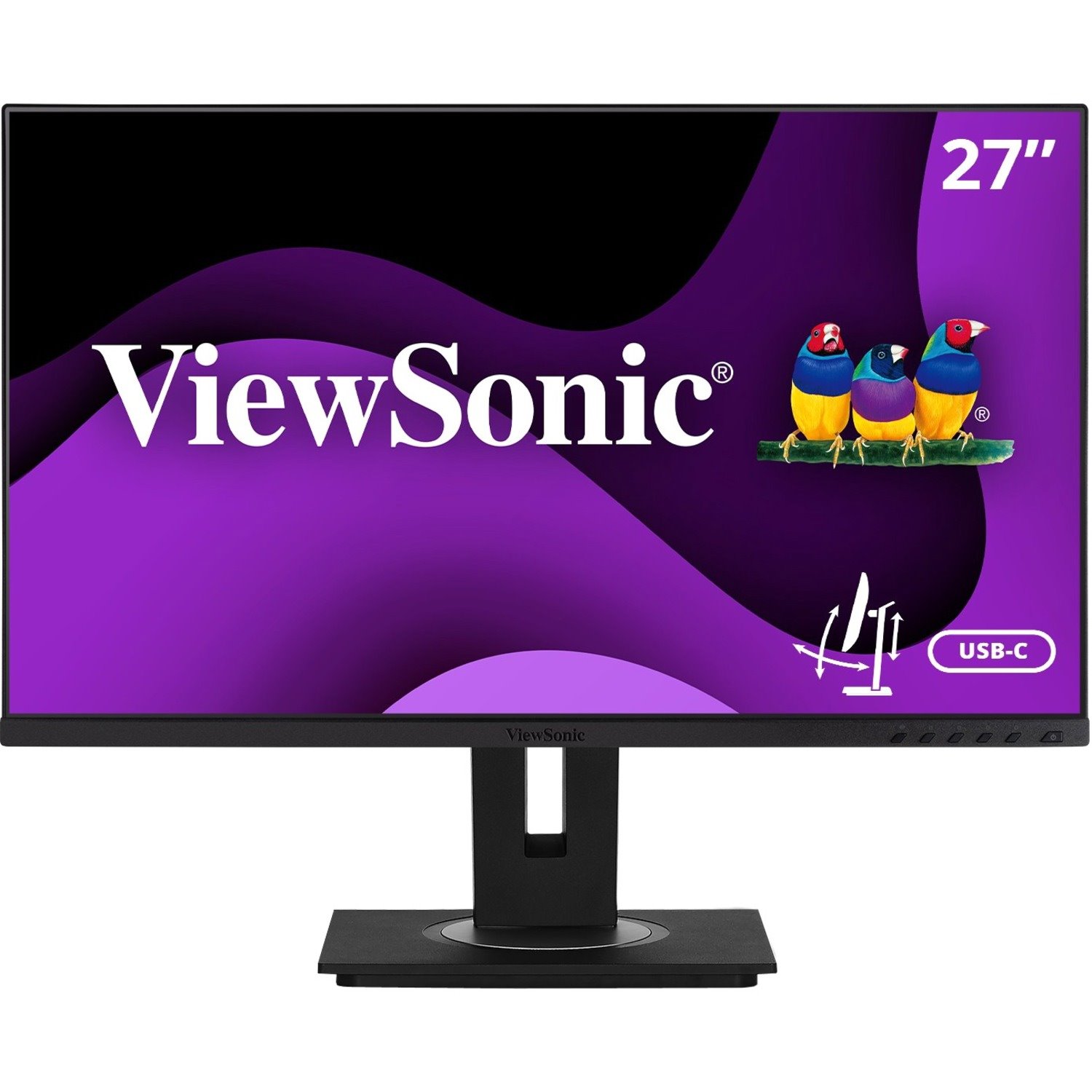 ViewSonic Graphic VG2755 27" Class Full HD LED Monitor - 16:9 - Black