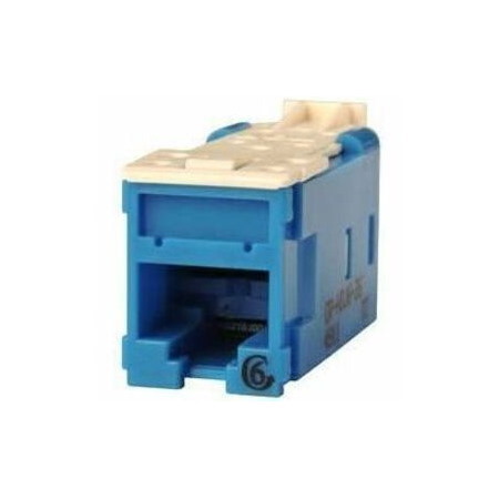 Ortronics Clarity High Density Jack (HDJ) CAT6, T568A/B, Blue