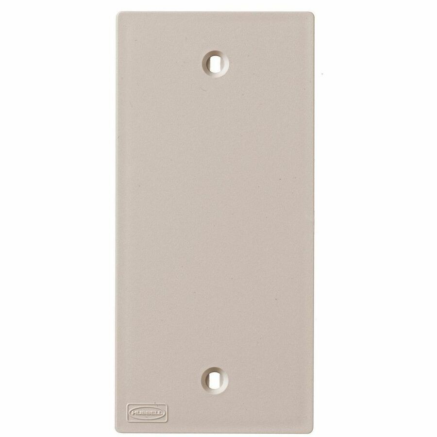 Hubbell Wiring Device-Kellems Device Plates and Accessories, KP Plate, Blank, Almond
