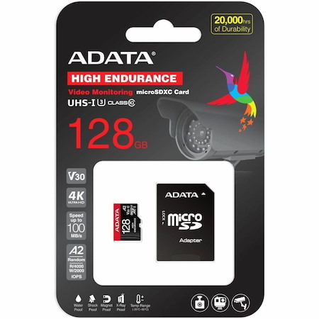 Adata High Endurance 128 GB Class 10/UHS-I (U3) V30 microSDXC