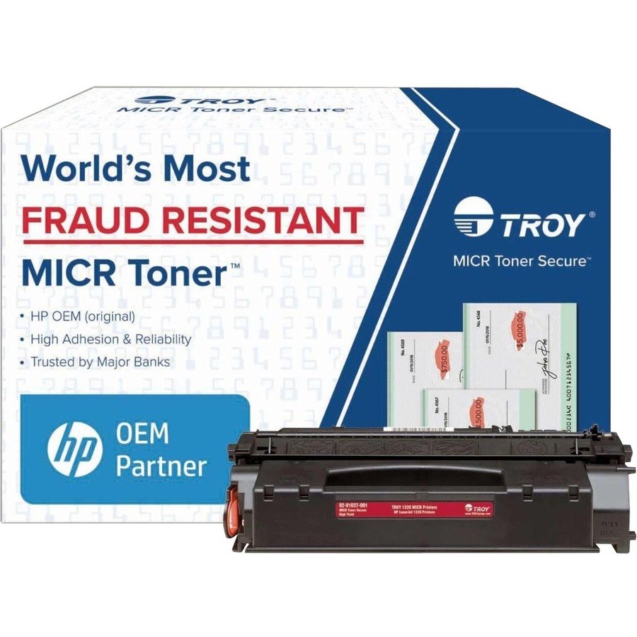 Troy High-Quality MICR Black Toner Cartridge