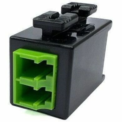 Ortronics HDFM Fiber Module with HiLOC Boot, Duplex, LC, Green