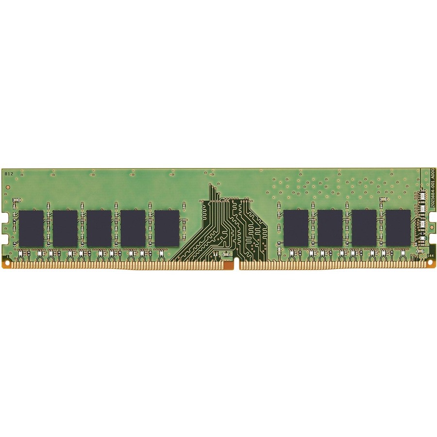 Kingston RAM Module for Server - 8 GB - DDR4-3200/PC4-25600 DDR4 SDRAM - 3200 MHz Single-rank Memory - CL22 - 1.20 V