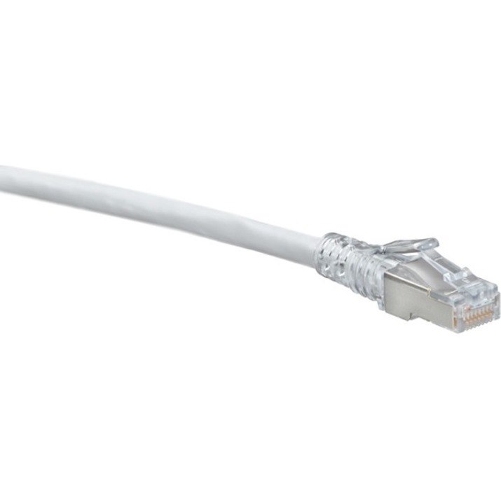 Leviton Atlas-X1 Cat 6A SlimLine Boot Patch Cord, 5 ft, White