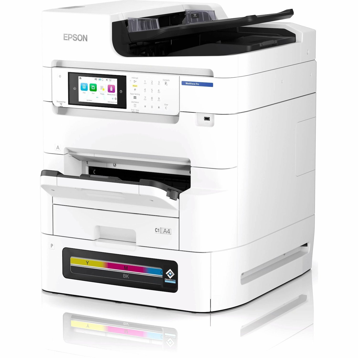 Epson WorkForce Pro EM-C8101RDWF Bedraad en draadloos Inkjet multifunctionele printer - Kleur