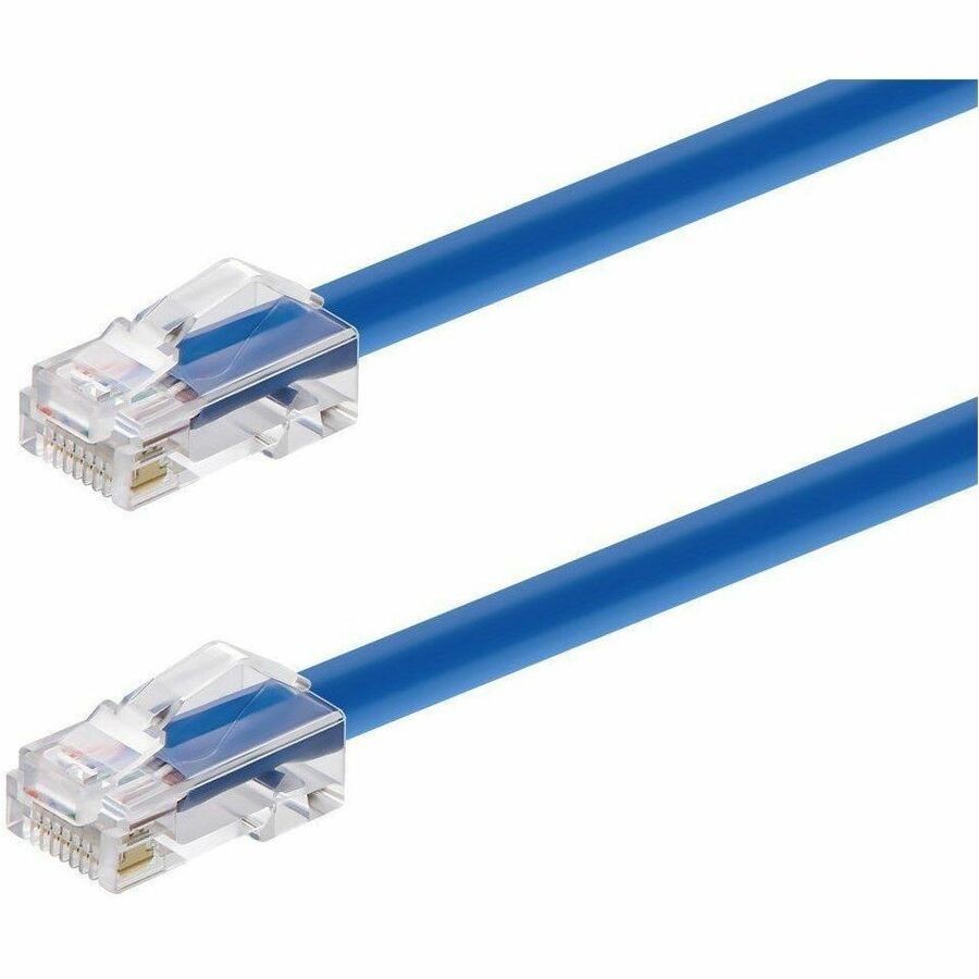 Monoprice Cat6a 30FT Blue Patch Cable, 26Awg, 10G, Bare Copper Conductor, Gold P
