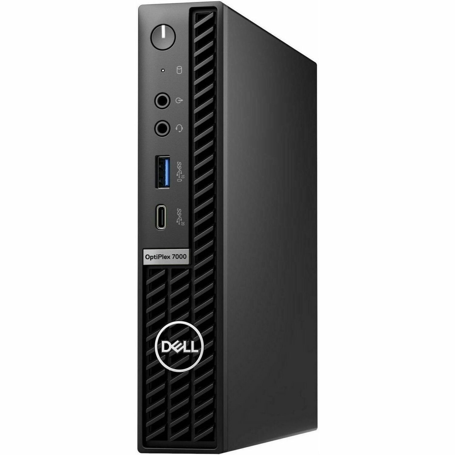 Dell OptiPlex 7000 7020 Desktop Computer - Intel Core i5 14th Gen i5-14500T - vPro Technology - 8 GB - 256 GB SSD - Micro PC - Black