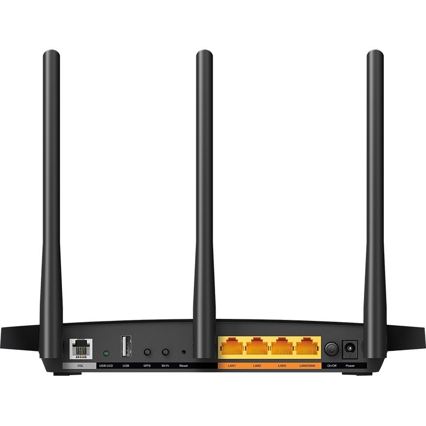 TP-Link Archer VR400 Wi-Fi 5 IEEE 802.11ac ADSL2+, VDSL2, Ethernet Wireless Router