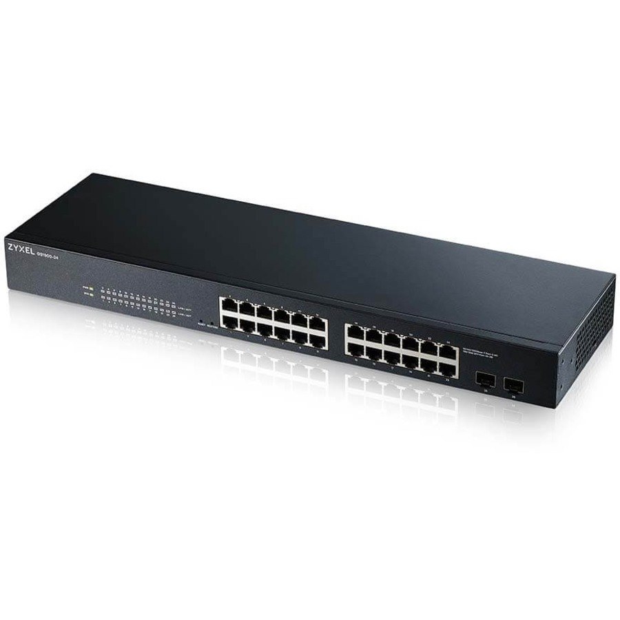 ZYXEL GS1900 GS1900-24 24 Ports Manageable Ethernet Switch - Gigabit Ethernet - 10/100/1000Base-T, 1000Base-X