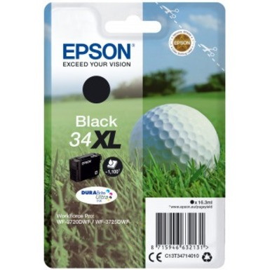 Epson DURABrite Ultra 34XL Original High Yield Inkjet Ink Cartridge - Black - 1 Pack