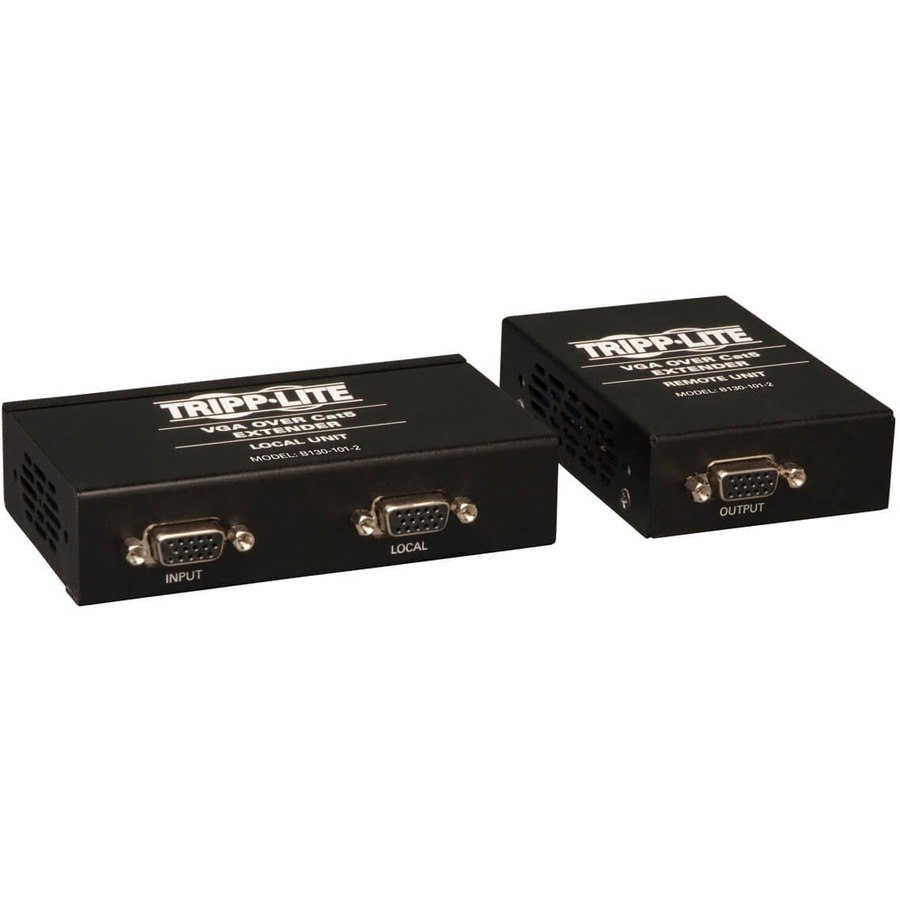 Eaton Tripp Lite Series VGA over Cat5/6 Extender Kit, Box-Style Transmitter/Receiver for Video, Up to 1000 ft. (305 m), TAA