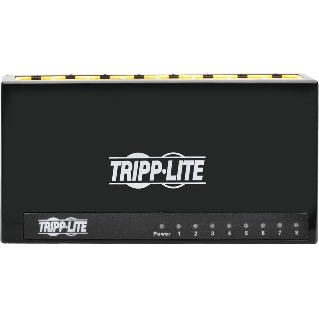 Tripp Lite by Eaton 8-Port 10/100/1000 Mbps Desktop Gigabit Ethernet Unmanaged Switch