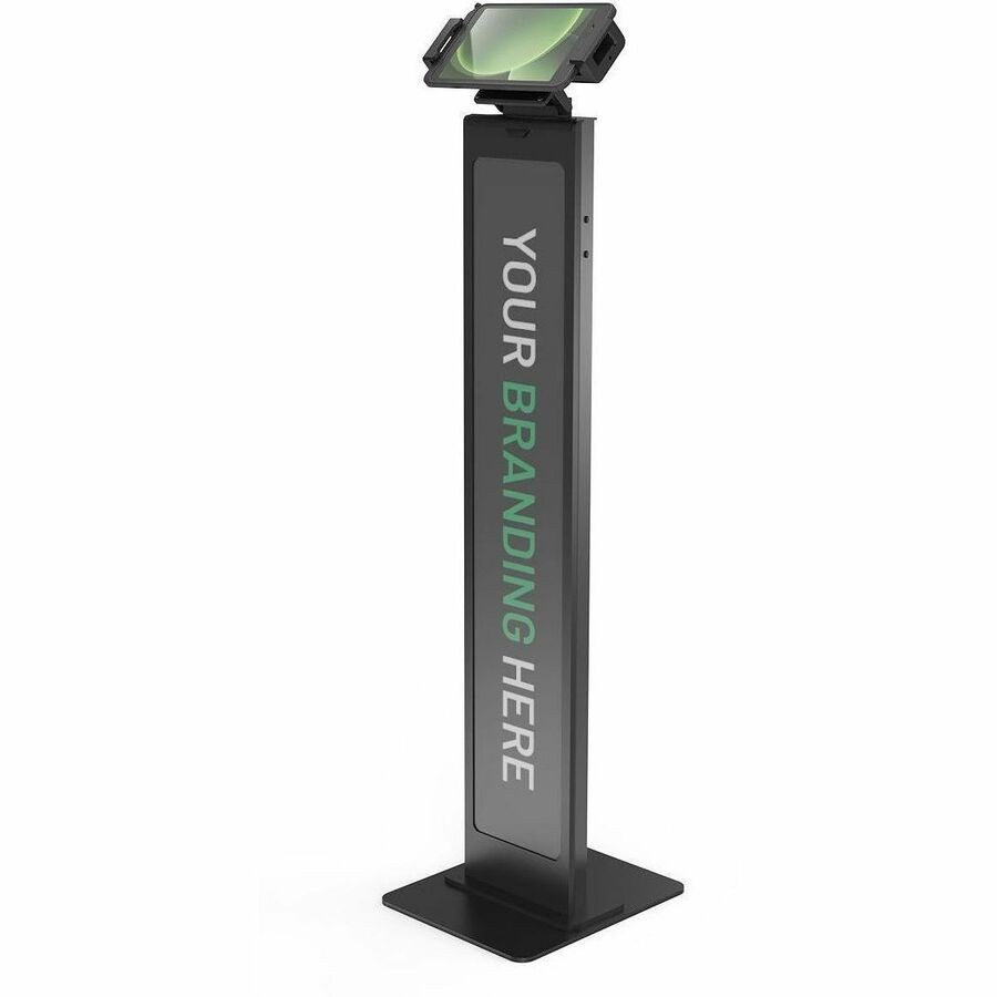 Universal Tablet Cling Extreme, Brandable Floor Stand - Black