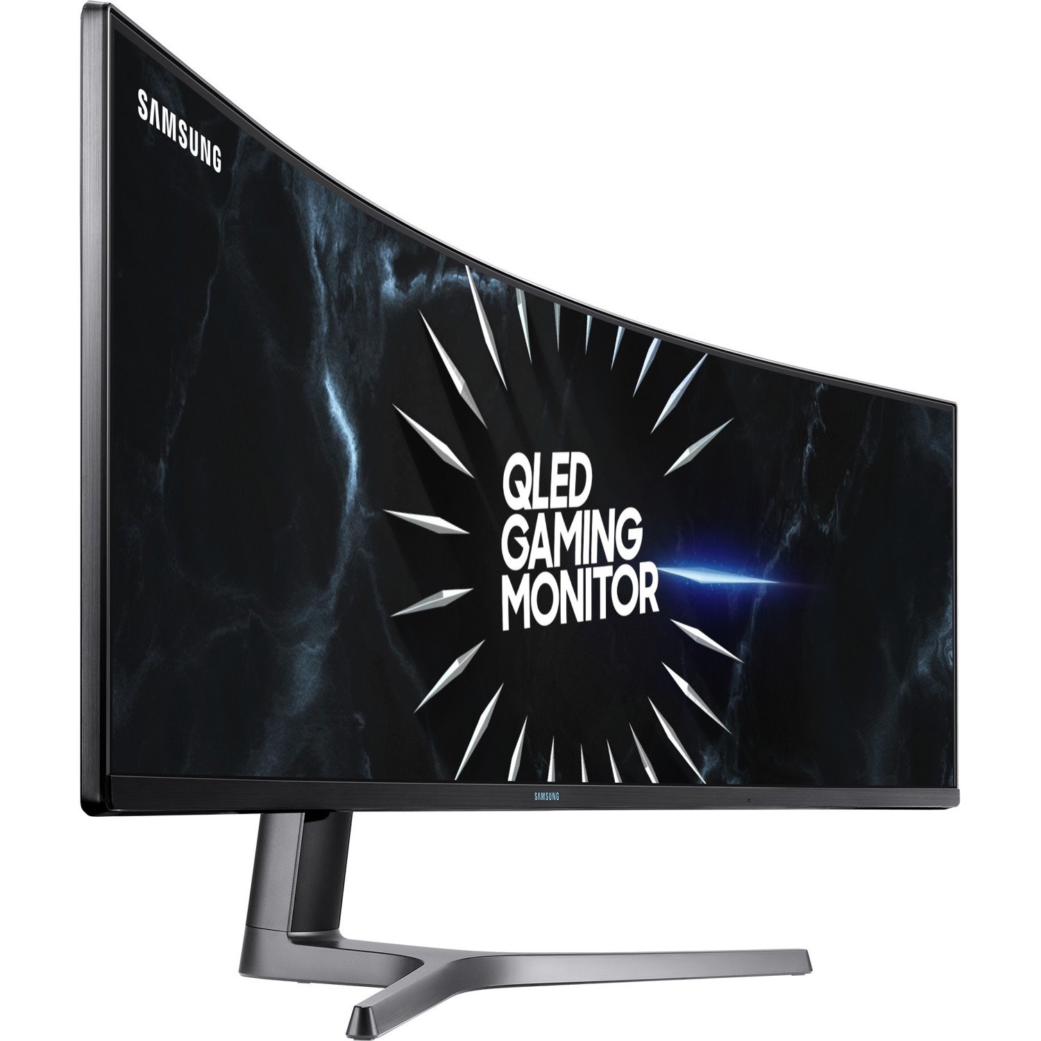 Samsung C49RG90SSU 49" Class Dual Quad HD (DQHD) Curved Screen Gaming LCD Monitor - 32:9 - Dark Blue Gray