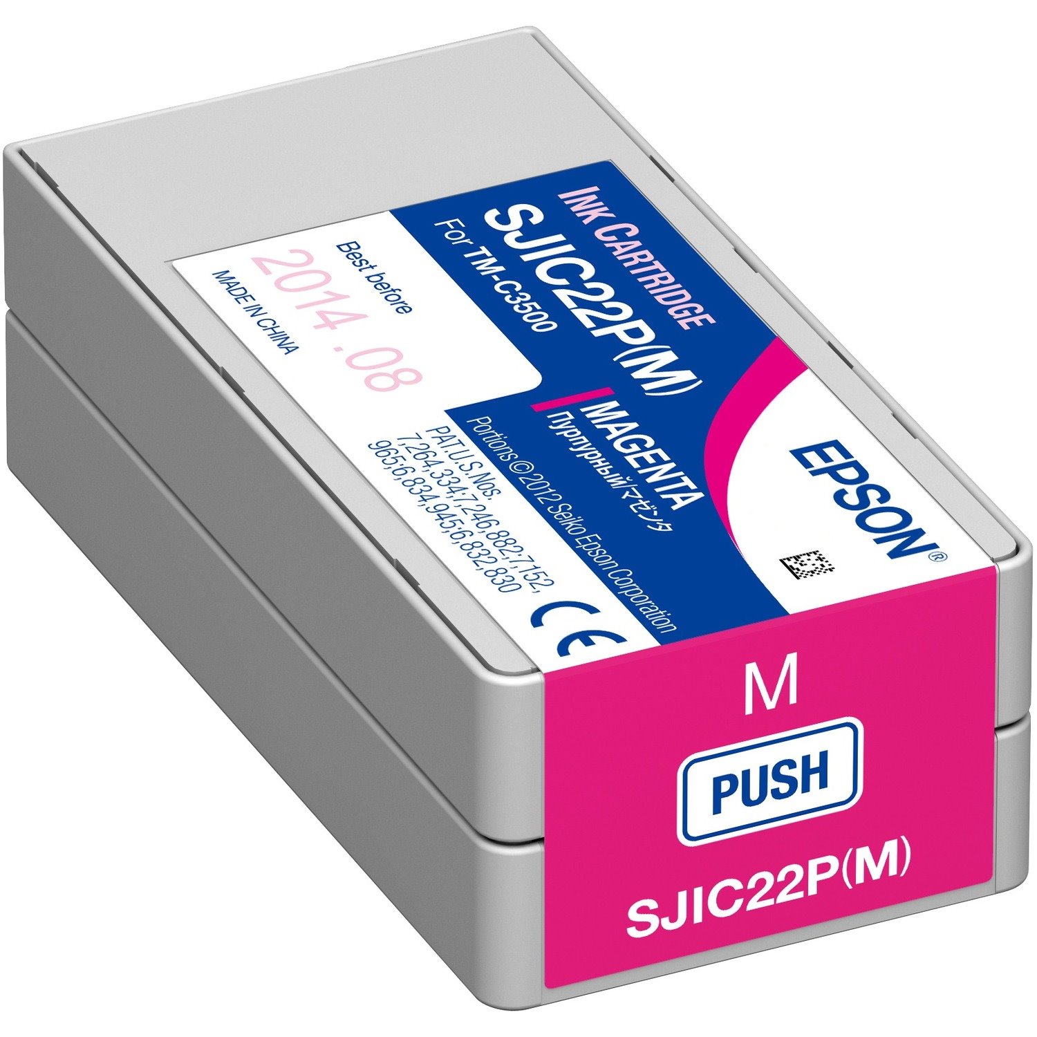 Epson SJIC22P(M) Original Inkjet Ink Cartridge - Magenta - 1 Pack
