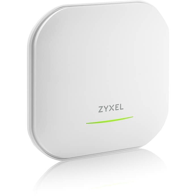 Zyxel WiFi 6E AXE5400 2.5G Multi-Gigabit Business AP | Bandflex 2.4Ghz and 5Ghz or 6Ghz Operation | 1 GbE Passthru| Mesh, Seamless Roaming, Captive Portal | Hybrid Cloud | POE+ Support | WAX620D-6E