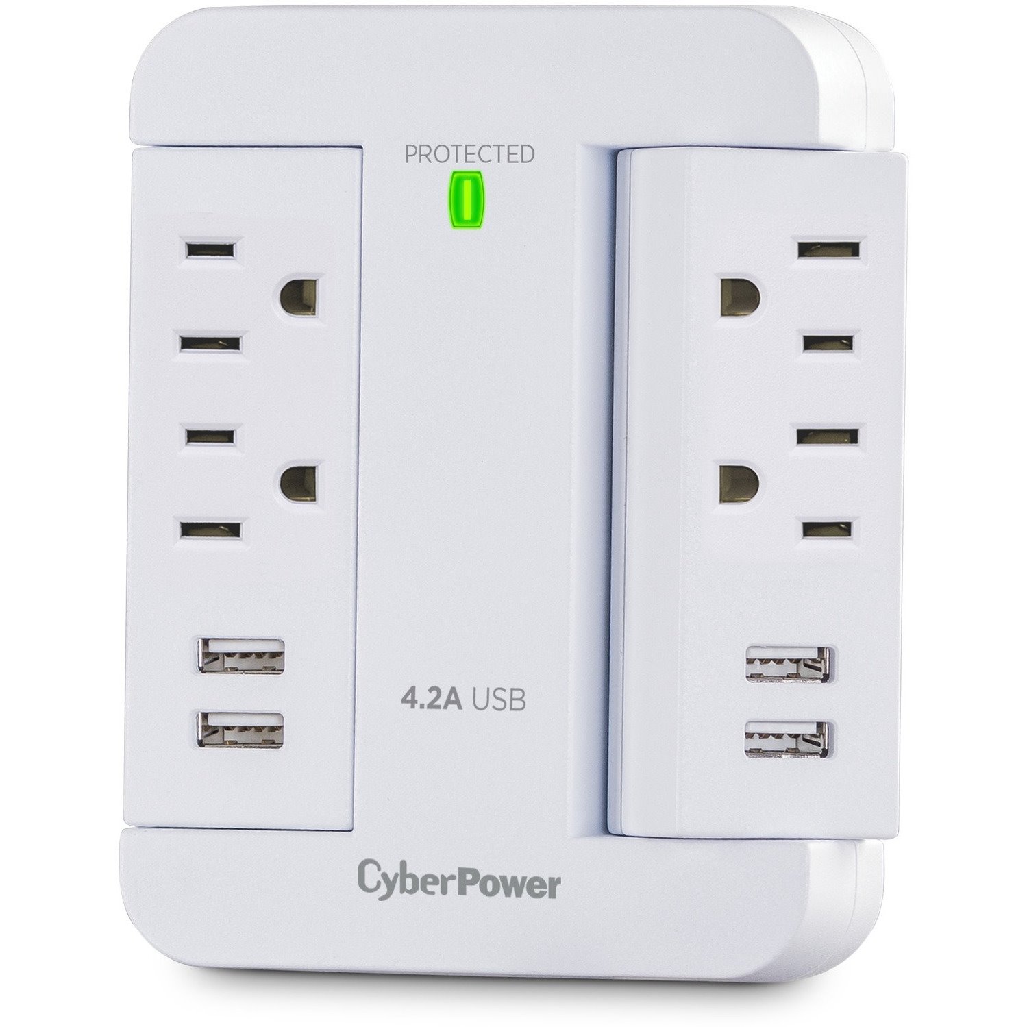 CyberPower GP400U4AWH Home Office - Outlet Surge with 500 J