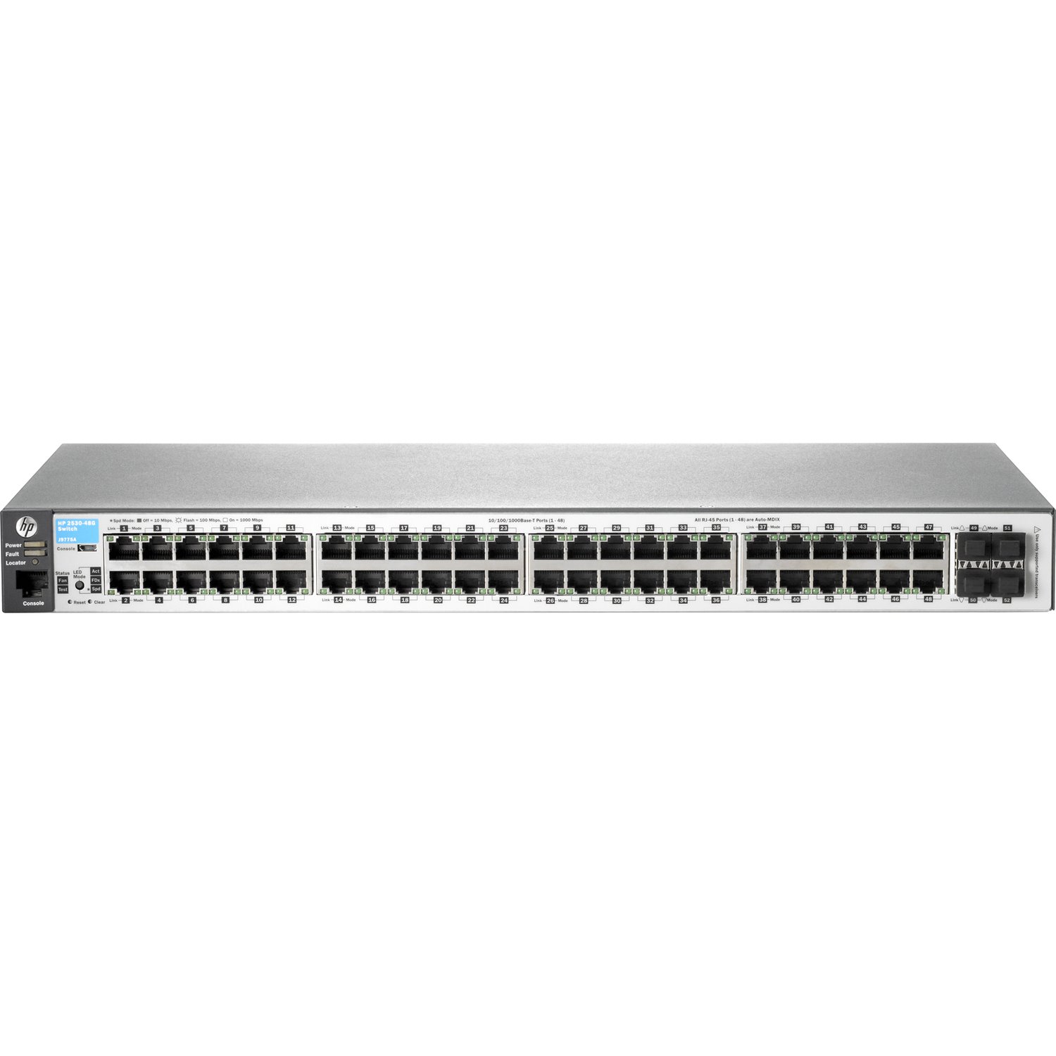 HPE 2530 2530-48G 48 Ports Manageable Ethernet Switch - 10/100/1000Base-T