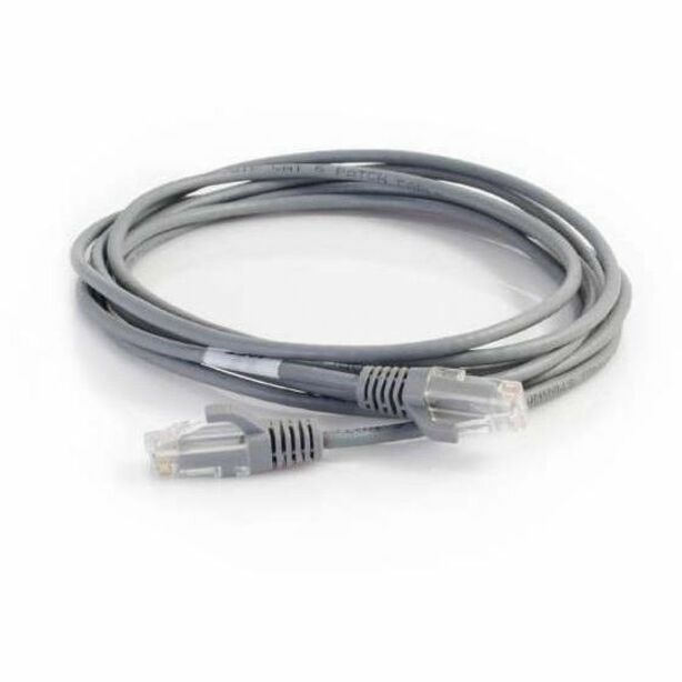 Quiktron Q-Series 28 AWG CAT6 Patch Cable, Gray, 6 FT