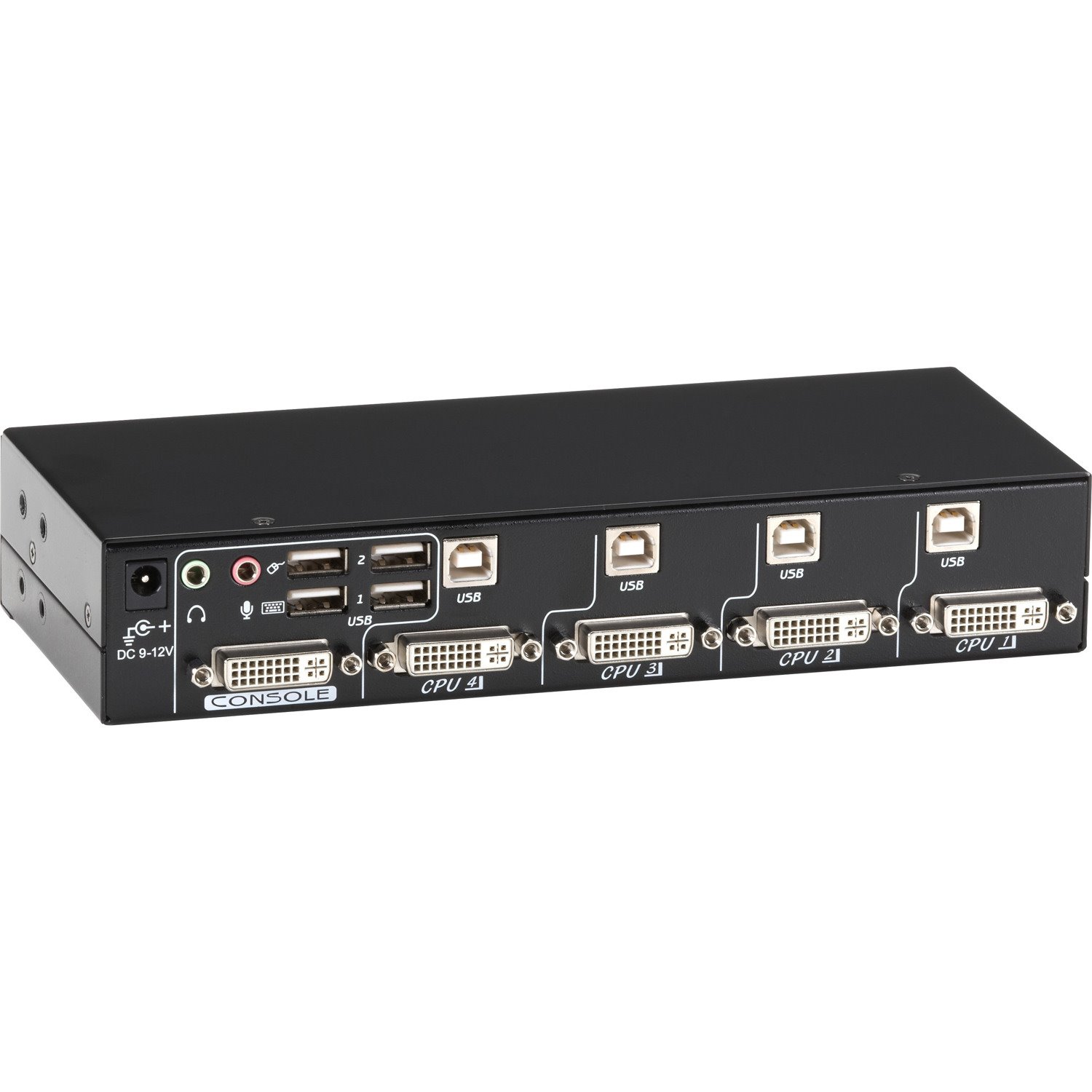 Black Box ServSwitch DT DVI with Bidirectional Audio, 4-Port